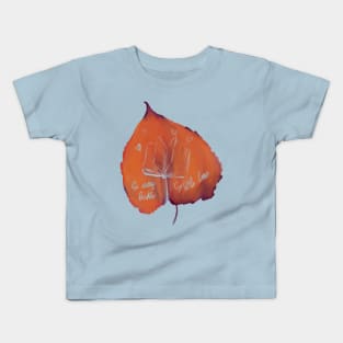 Books Autumn Cozy leaf trees Kids T-Shirt